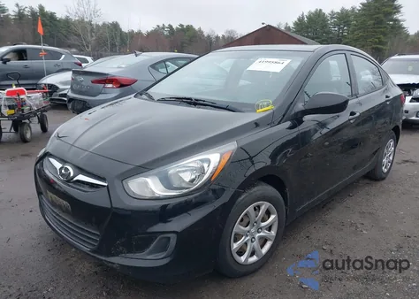 2014 Hyundai Accent Gls from USA, damaged, VIN KMHCT4AE8EU602100